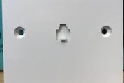 RJ11 White Plate Telephone Socket