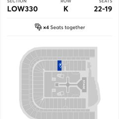 The Weeknd seated ticket 22nd Aug x4