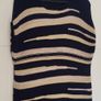 MADELEINE navy beige and gold knit Sz M (Fit 12-14UK) - Rrp 149 (New) Image 2