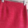 BERSHKA faux suede raspberry ruffle mini skirt Sz S (6-8UK) - Bnwot Image 4