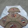 WW1 Embroidered Linen Tray Runner and Tea Cosy Image 2