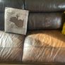 Brown leather corner Suite Image 5