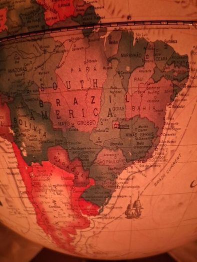 1980's Scan Denmark Light Up Globe