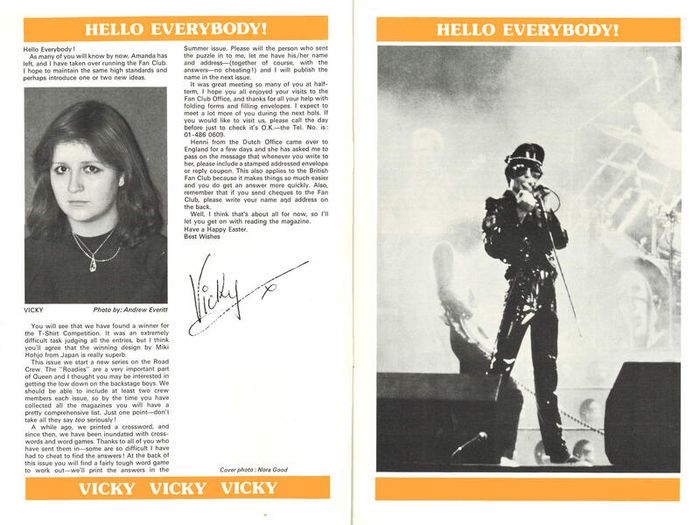 Queen Fan Club Magazines 1980 - Spring, Summer, Autumn & Christmas