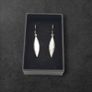 925 Silver Vintage Textured Earrings Image 10