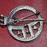Vintage Cara-Irish Large Celtic Rhinestone Brooch Image 6