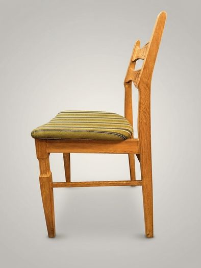 Rare Set of 6 Mid-Century Modern Oak Dining Chairs by Henning Kaernulf for EG-Mobel, 1970s
