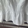 top H&M white 100% cotton top medium Image 5