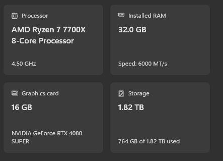 Amd Ryzen 7700x