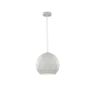 Large White Metal Tangent Pendant Light (New in Box, Free Shipping) Image 6