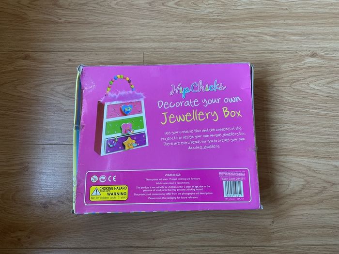 Decorate your own Jewellery Box