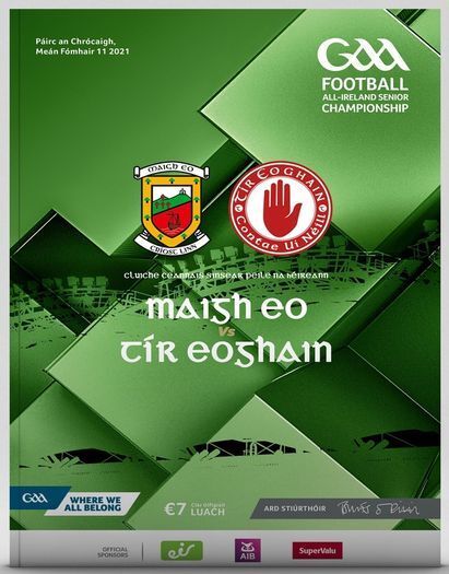 2021 Mayo v Tyrone - GAA All-Ireland Final Programme
