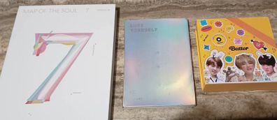 3 BTS K-Pop CD Album & Merchandise Collection