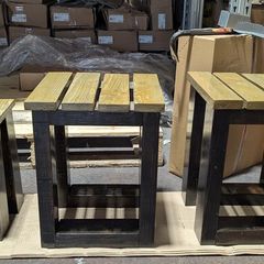 Garden Stools x2 and Table