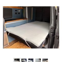 Campervan Rock n Roll Bed Mattress Topper Bundle 112cm