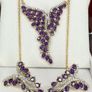 Silver Harry Ivens Amethyst & Zircon Statement Set Image 3