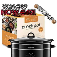 NEW SALE | CrockPot Slow Cooker, Aluminium, 300 W, 6.5 liters, Black