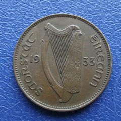 Irish Free State. 1933 Farthing.  Nice condition!