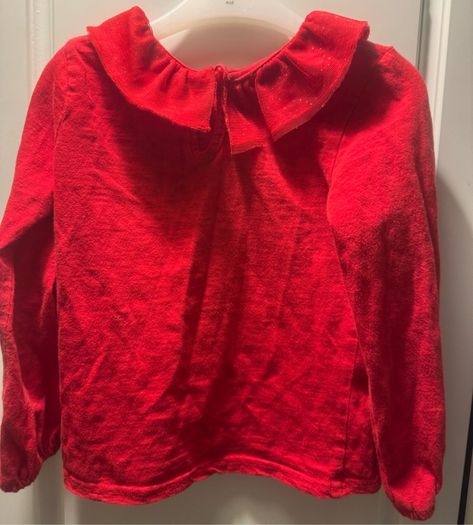 Girls Red long Sleeved T shirt