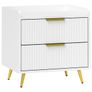 2-Drawer Bedside Table Image 3