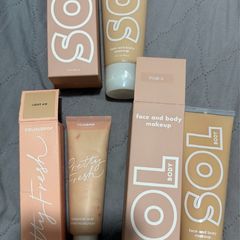 Colourpop tinted moisturizer and face and body makeup