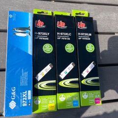 Set of Compatible HP 973XL Colour Ink Cartridges