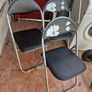 3 Folding padded chairs Image 4