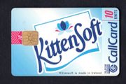 1997 Ireland 10 unit KittenSoft (ODS2) Call Card Used. Telecom Eireann card number 1172