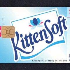 1997 Ireland 10 unit KittenSoft (ODS2) Call Card Used. Telecom Eireann card number 1172