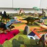 Large dinosaur play may, figures - free postage Image 4