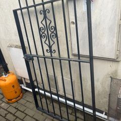 Galvanised steel gate