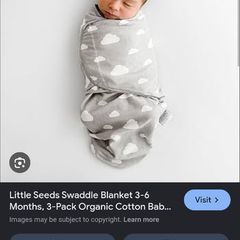 Little Seeds swaddle blankets