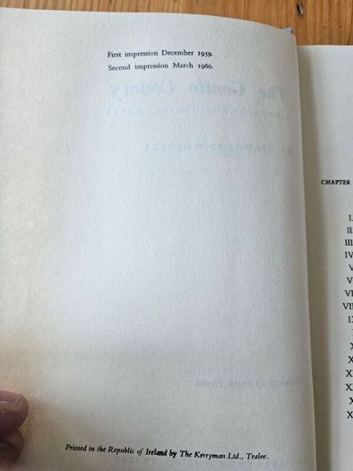 The Gentle County. By Nicholas Whittle. Rare Book On Waterford.  1960 Hardback With Dustjacket In Fair Condition.  See Photos For Same.
