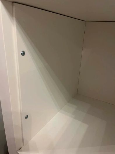 White IKEA Kallax Insert with Door & Knob
