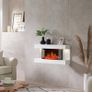 NEW SALE | Wall Mounted Fireplace All-in-One with Downlights and Remote Control 1.8kW Heater Image 2