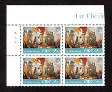 2006 Ireland St. Patrick's Day Stamp Plate Block 1A1A1A1A Mint Never Hinged (MNH)