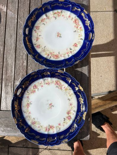 Fine bone china wall plates