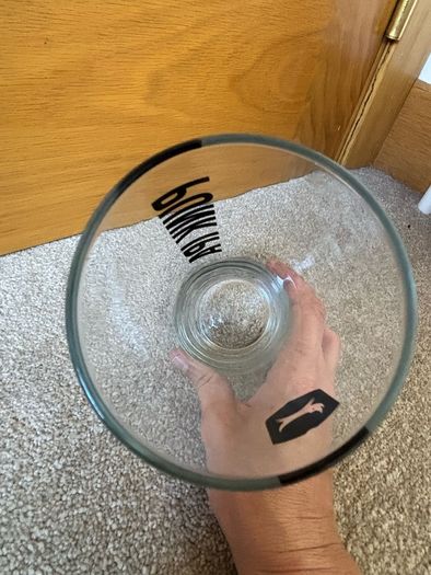 Clear Glass BrewDog Punk IPA Pint Glass
