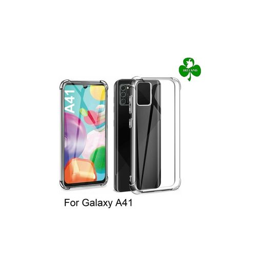 For Samsung Galaxy A41 Case Silicone Cover Clear Shockproof Gel Protective Case