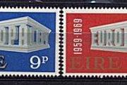 1969 Ireland Europa (CEPT) Commemorative Stamps Mint Never Hinged (MNH)