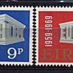 1969 Ireland Europa (CEPT) Commemorative Stamps Mint Never Hinged (MNH)