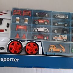 New mega transporter and 14 cars etc in unopened box