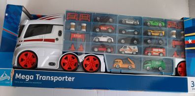 New mega transporter and 14 cars etc in unopened box