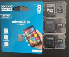 Memory Cards - 4 - 8 - 16 or 32GB.