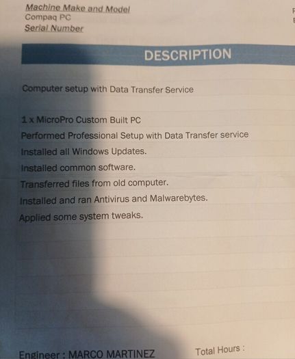 Compaq PC For Sale