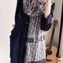 Silk blend scarf Image 4