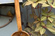 Primitive Wooden Cooking Strainer