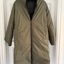 Zara Black / Dark Green Reversible Water Repellent Long Puffer Coat L Image 5