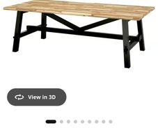 IKEA SKOGSTA Dining Table 6 Seater