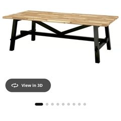 IKEA SKOGSTA Dining Table 6 Seater
